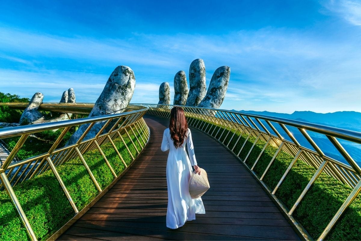 Golden Bridge in Hoi An