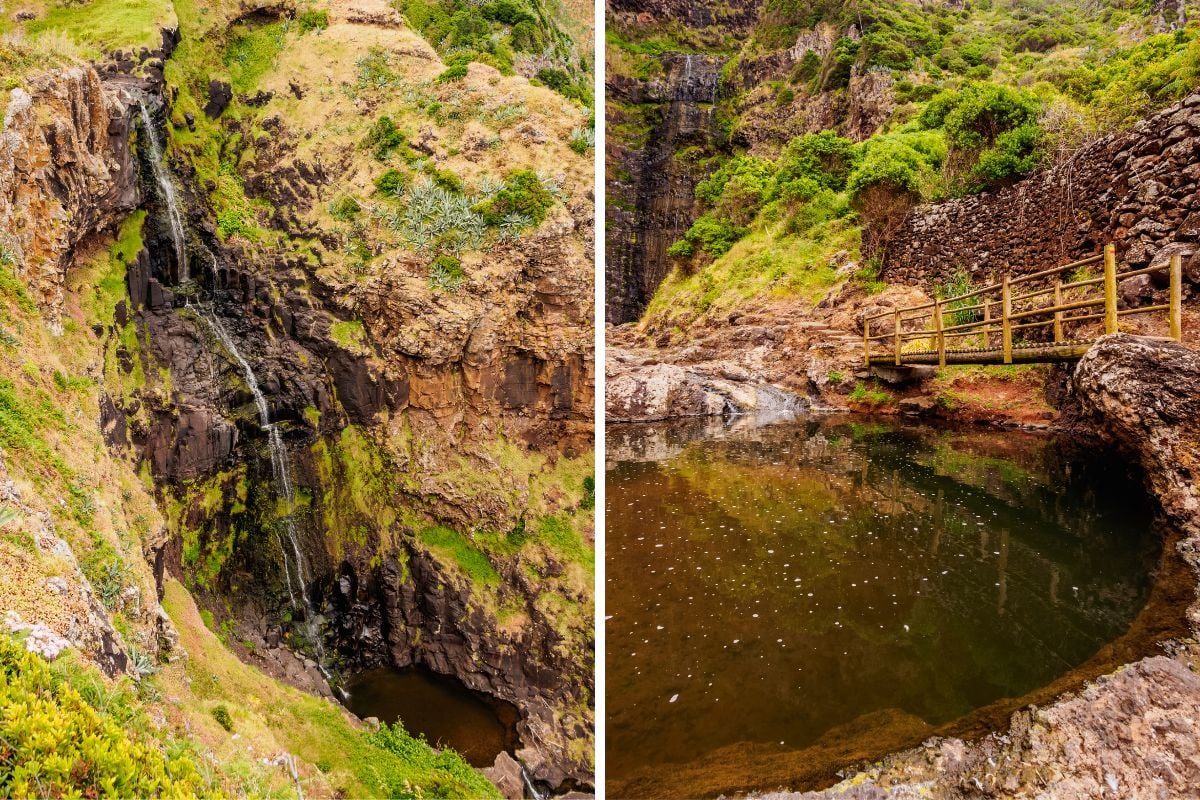 Cascata di Aveiro, Azzorre