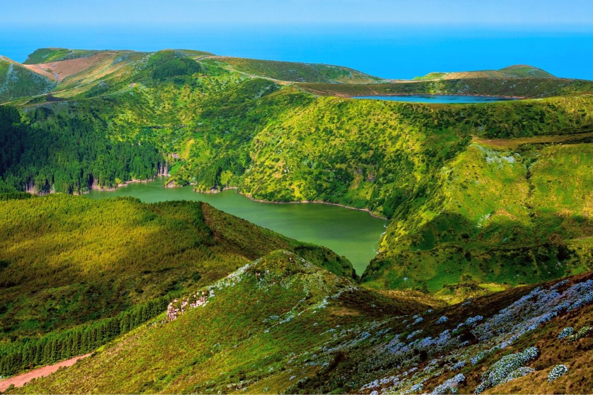 Lagoa Funda und Lagoa Rasa, Azoren