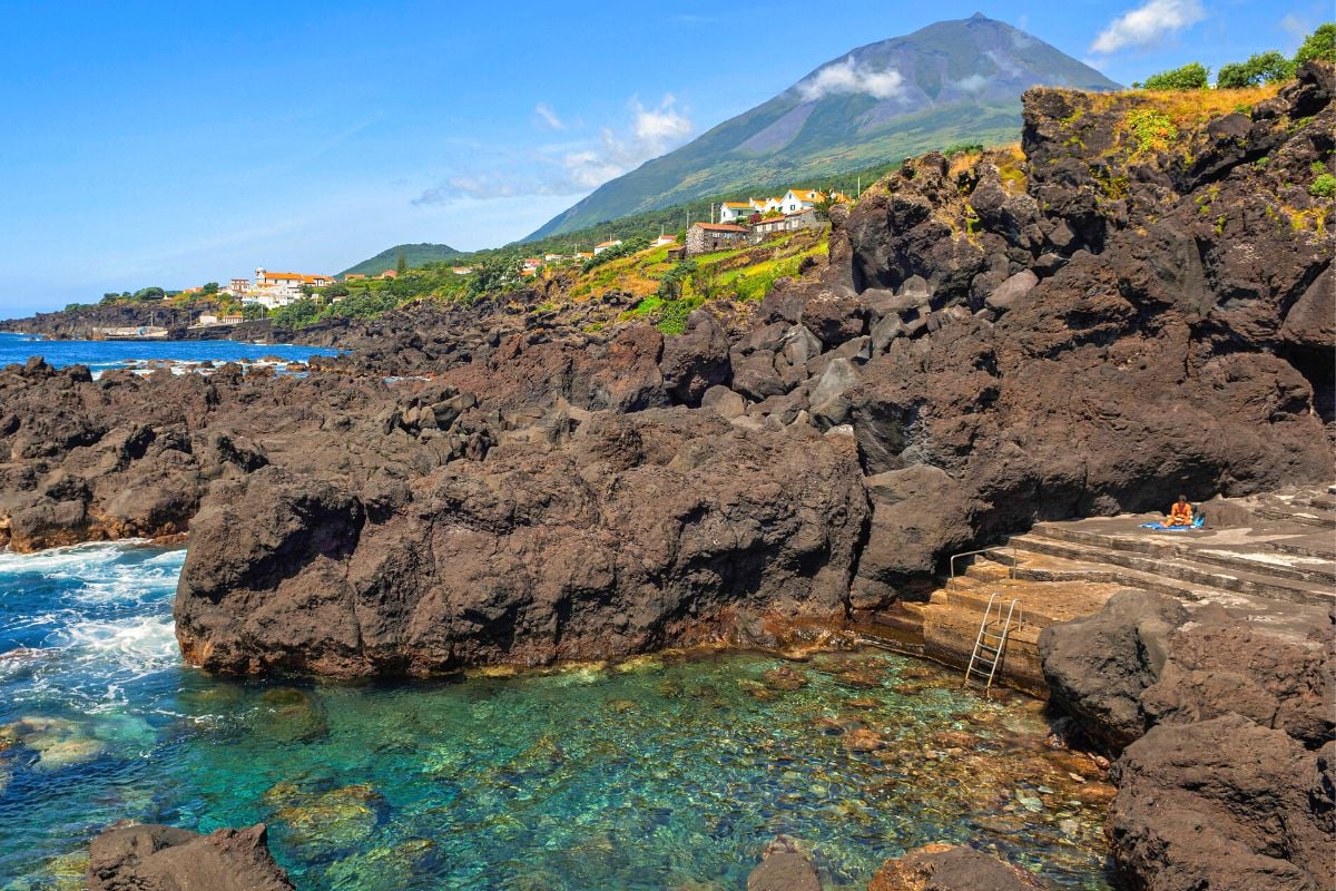 Natürliche Pools auf der Insel Pico, Azoren