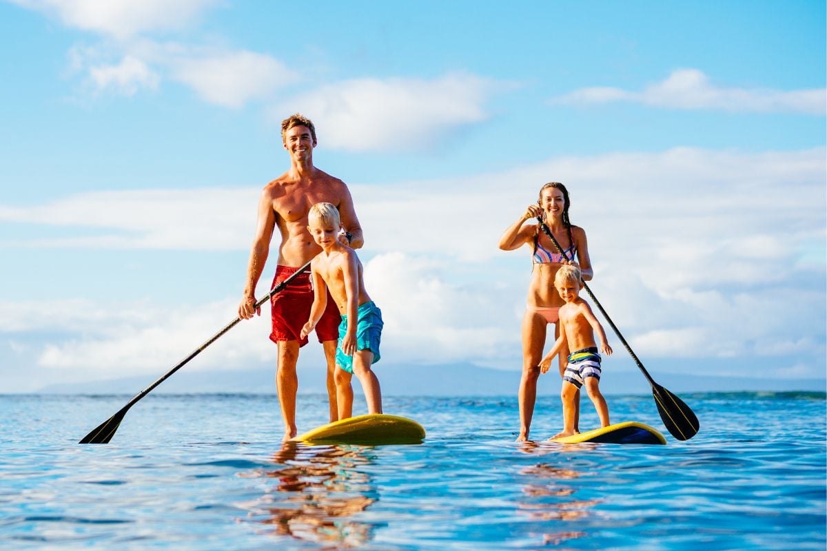 paddleboarding in Lima