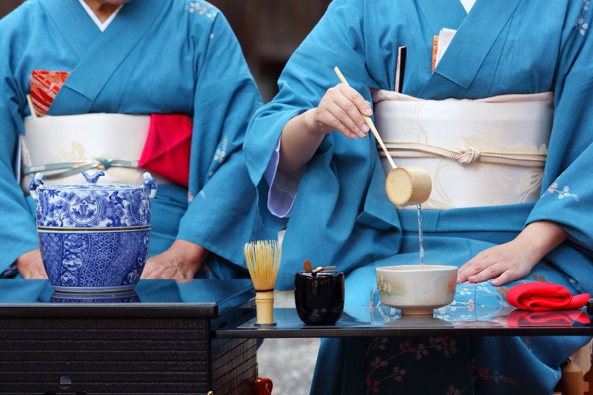 Cerimonia del tè a Tokyo