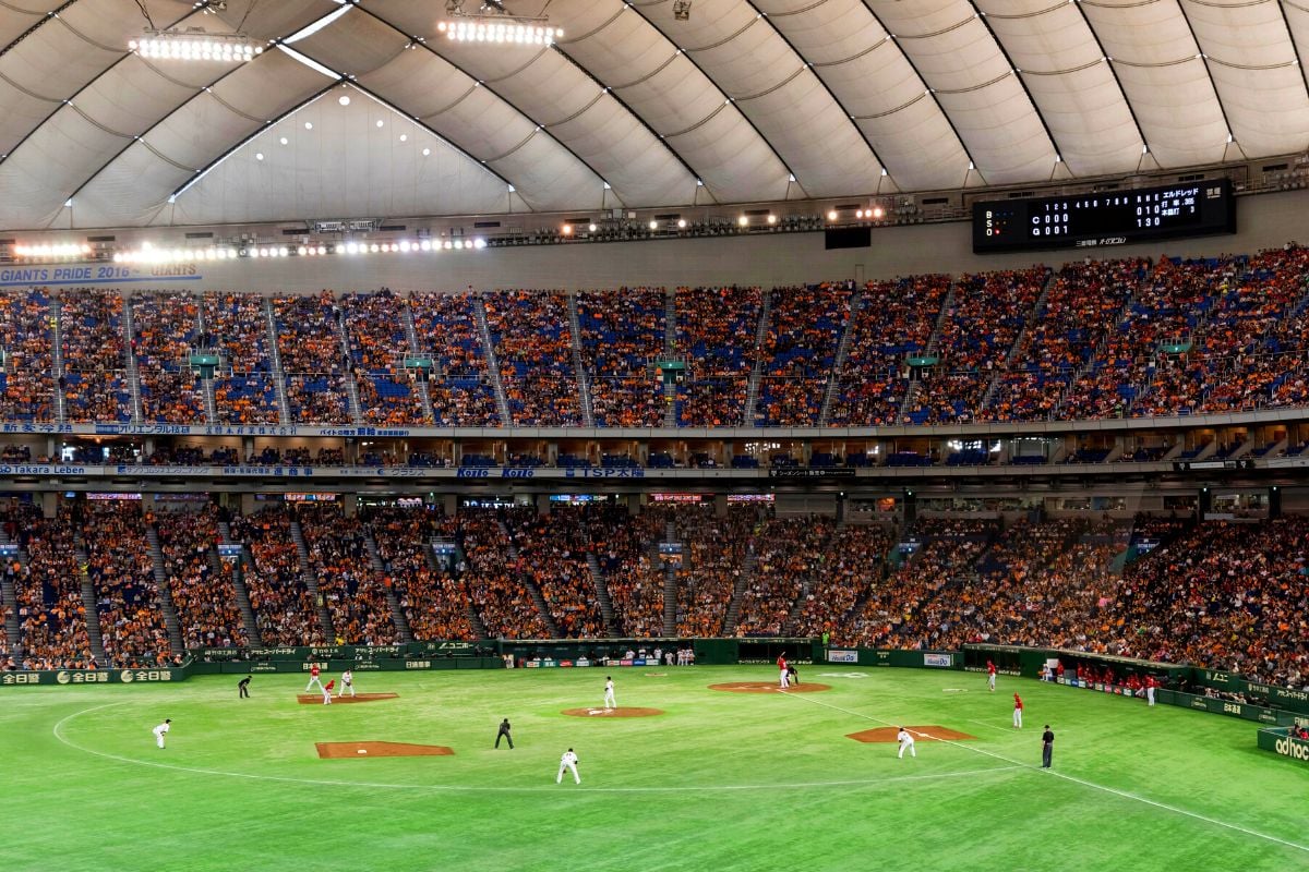 Tokyo Dome baseball game