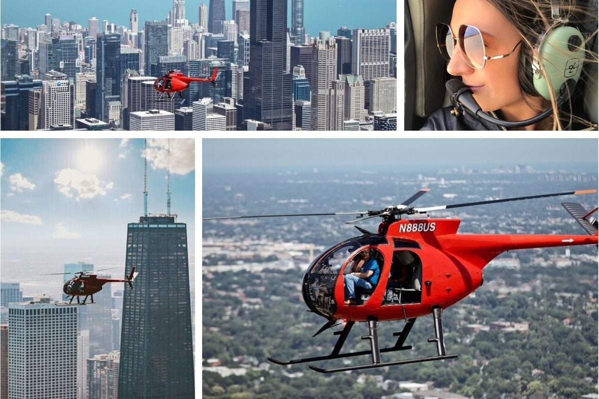 helicopter tours in Downtown Chicago