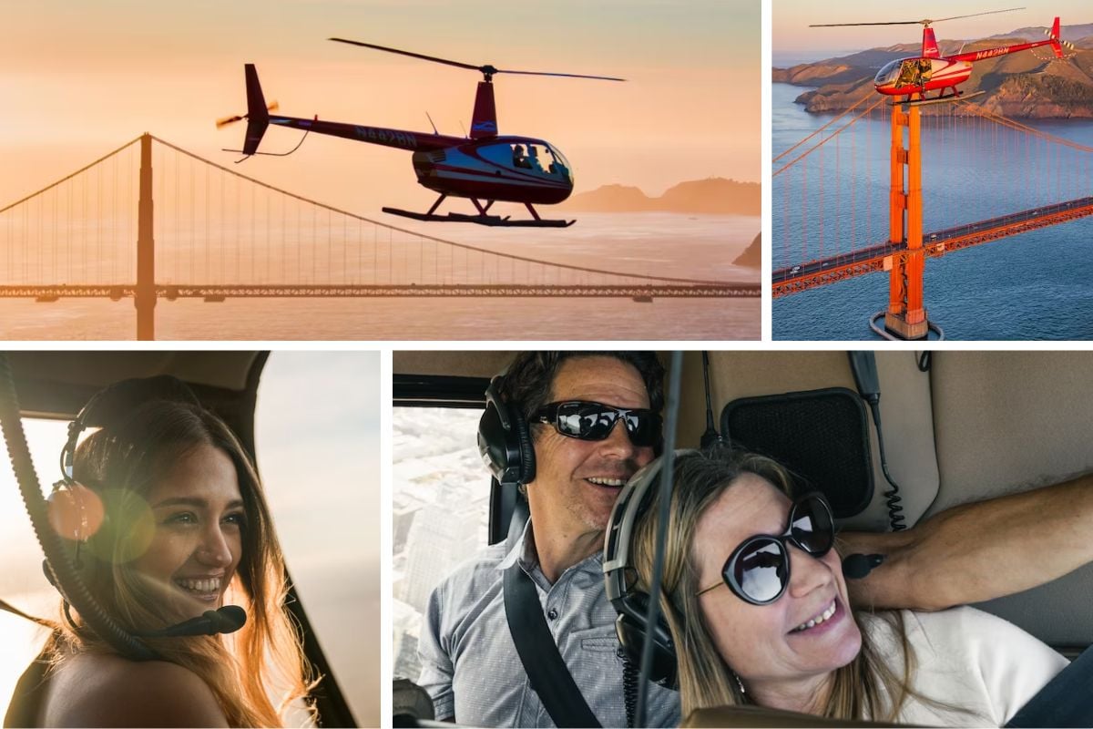 romantic helicopter tours in San Francisco
