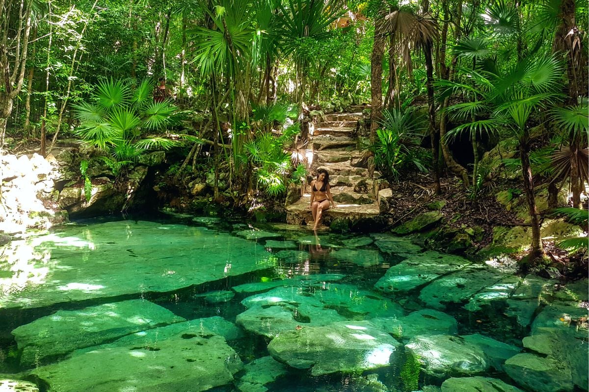 Cenote Azul, Puerto Aventuras