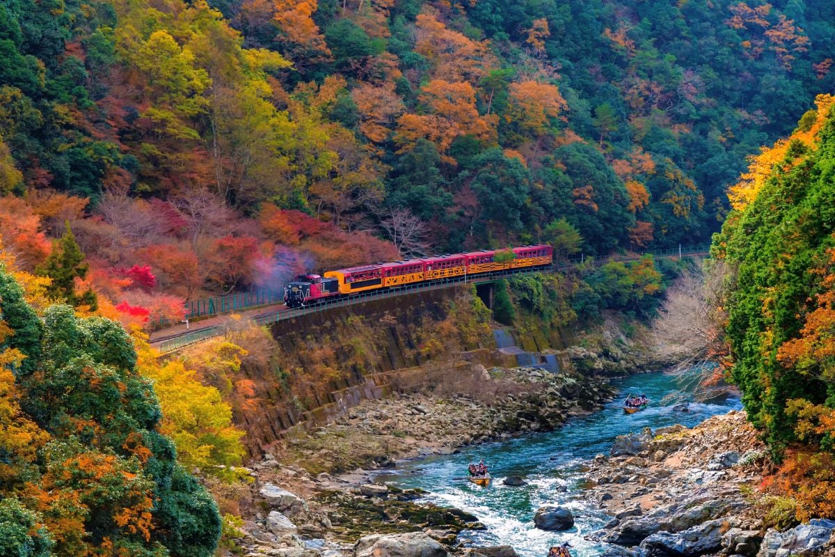 Sagano Scenic Railway, Japan