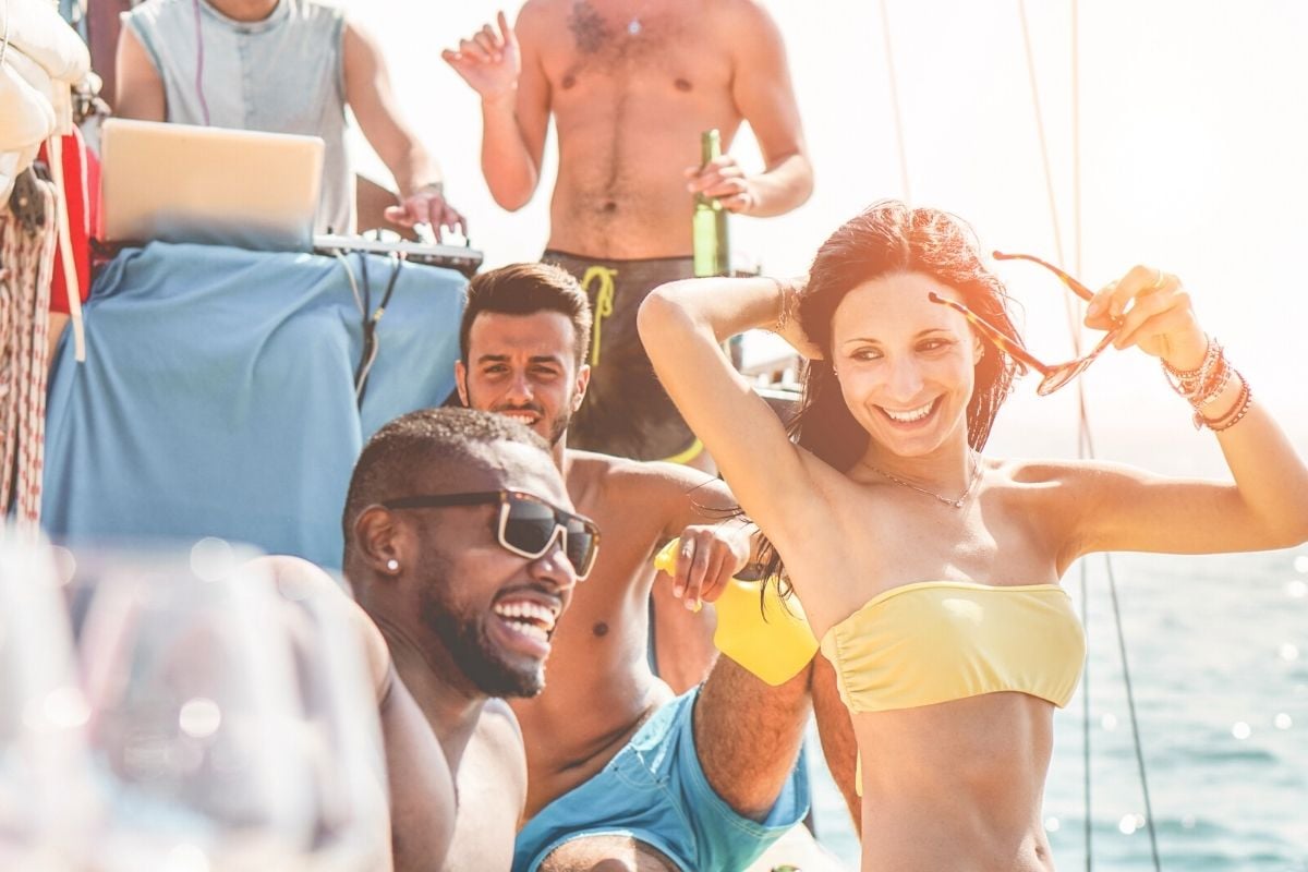 boat parties near Cancun