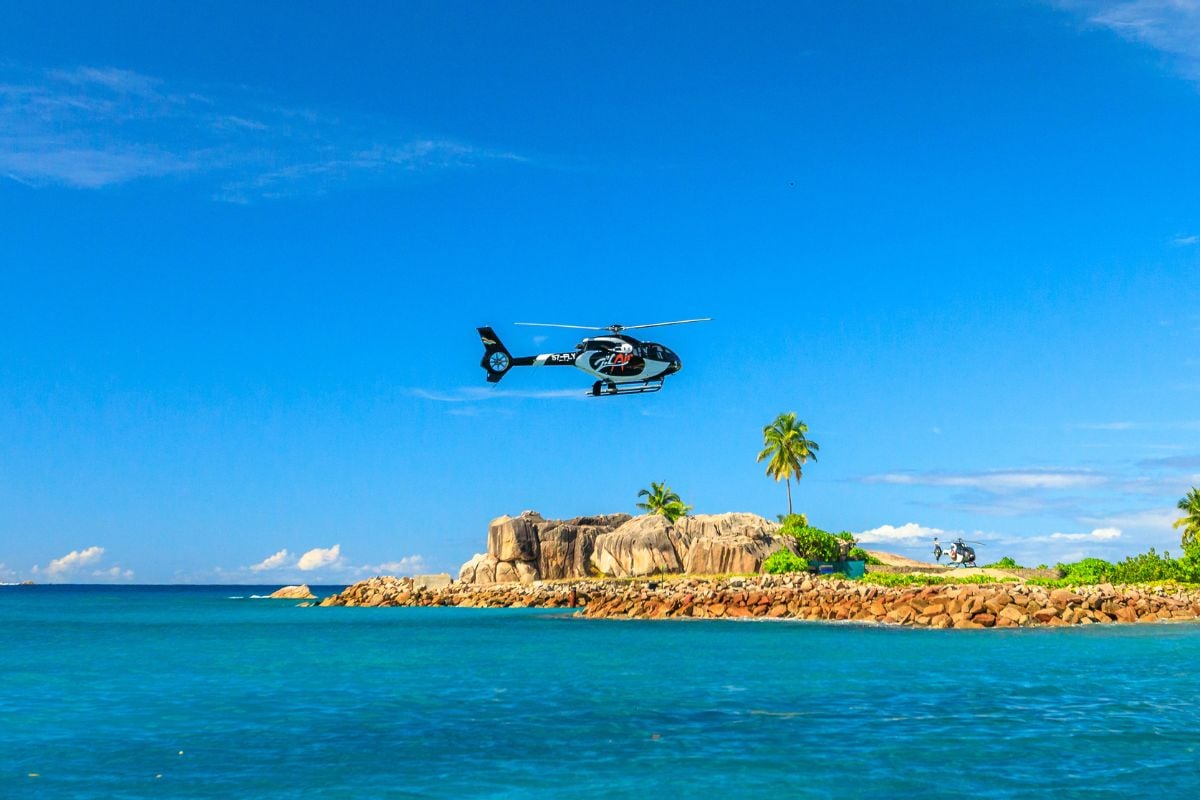 Helikoptertouren auf Mahé, Seychellen