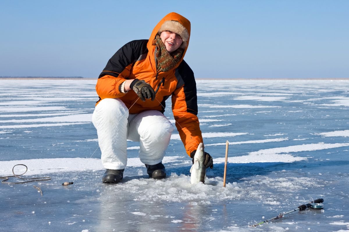 ice fishing in Helsinki