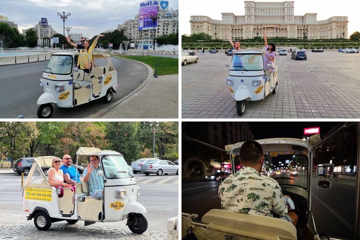 tuk tuk tours in Bucharest