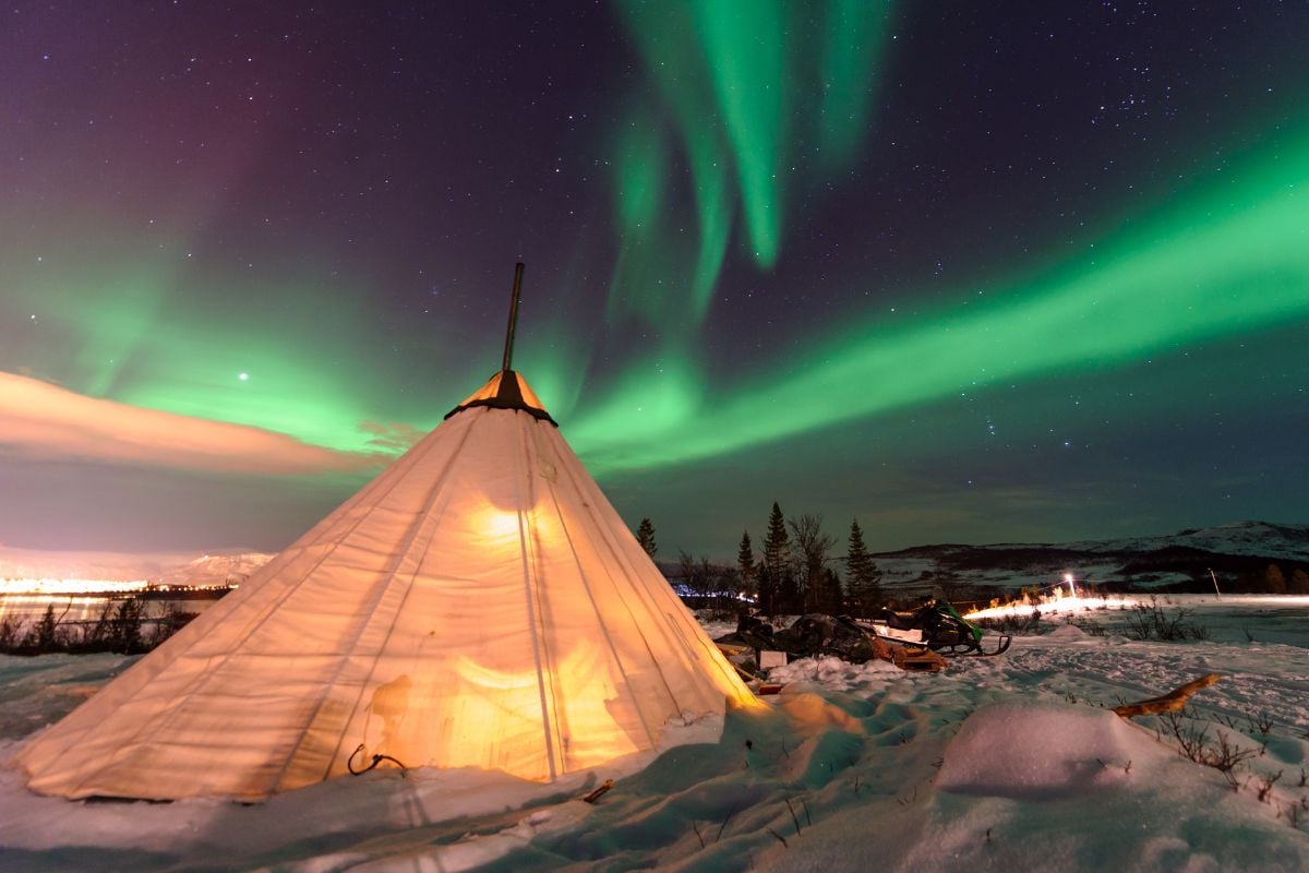 yurt experience in Rovaniemi