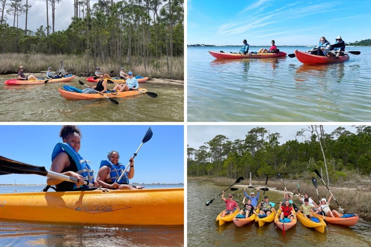 kayaking tour in Gulf Shores