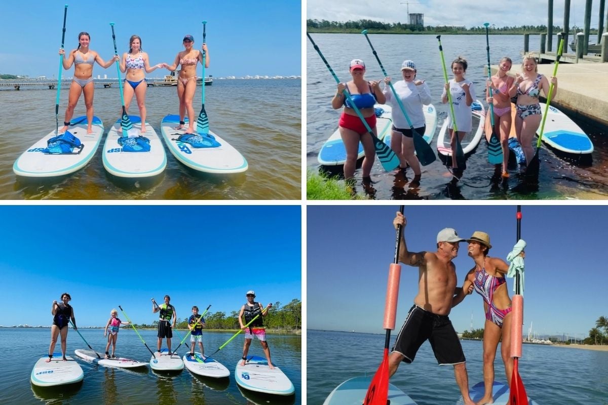 stand-up paddleboarding in Gulf Shores