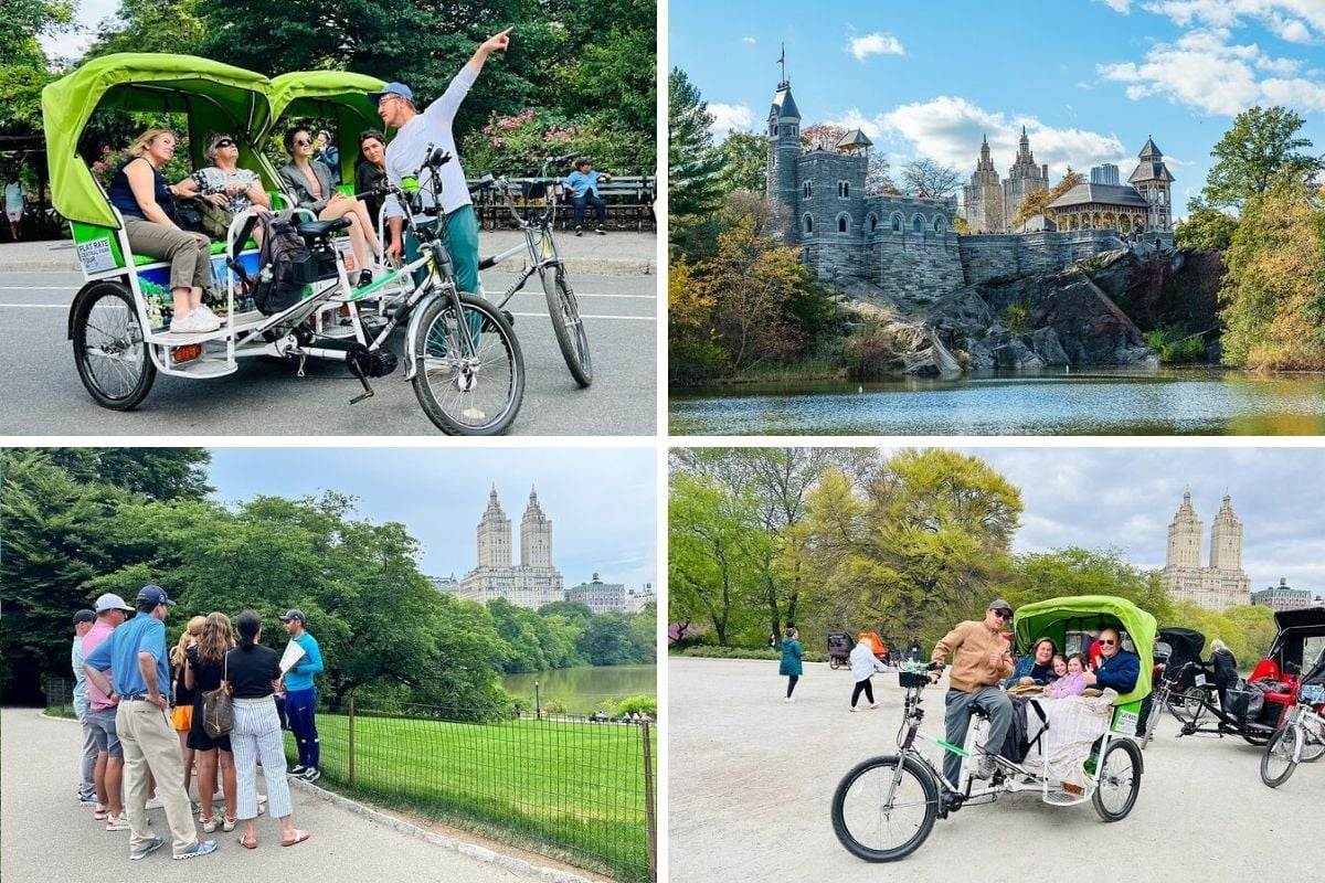 pedicab tour in Central Park