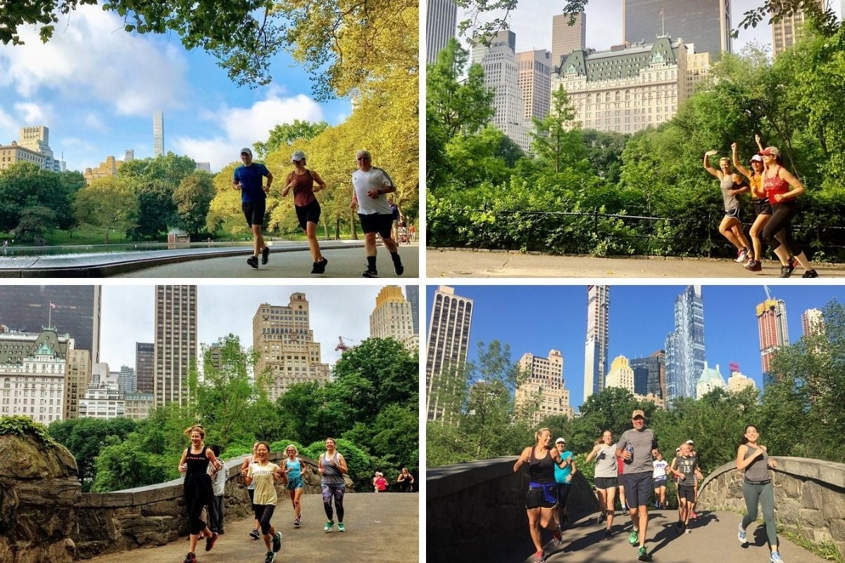 running tour in Central Park