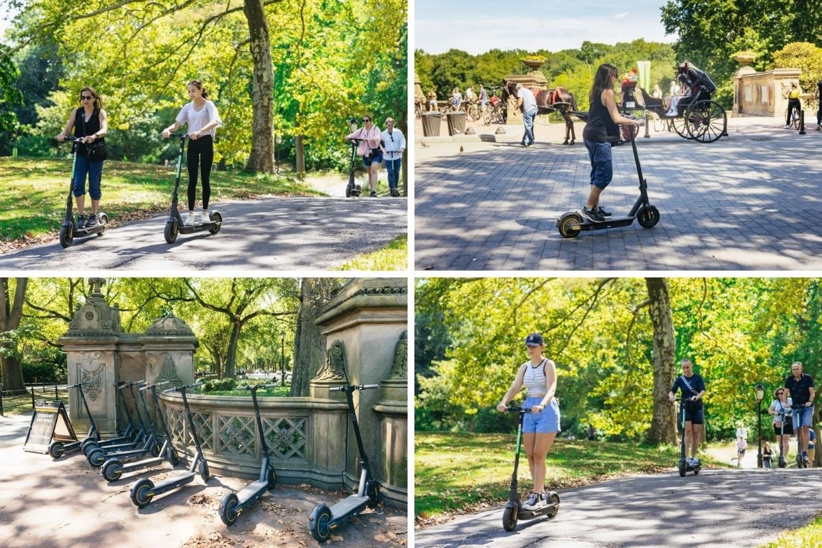 scooter tour in Central Park