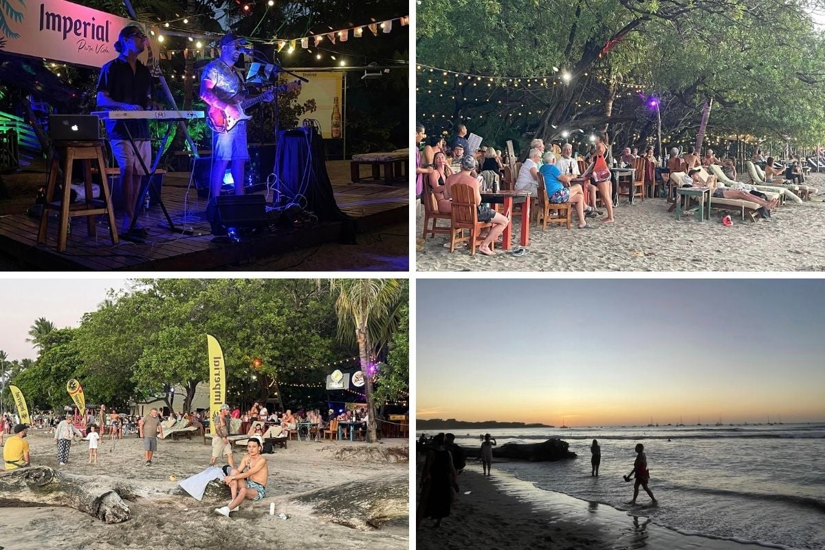 best beach bars in Tamarindo