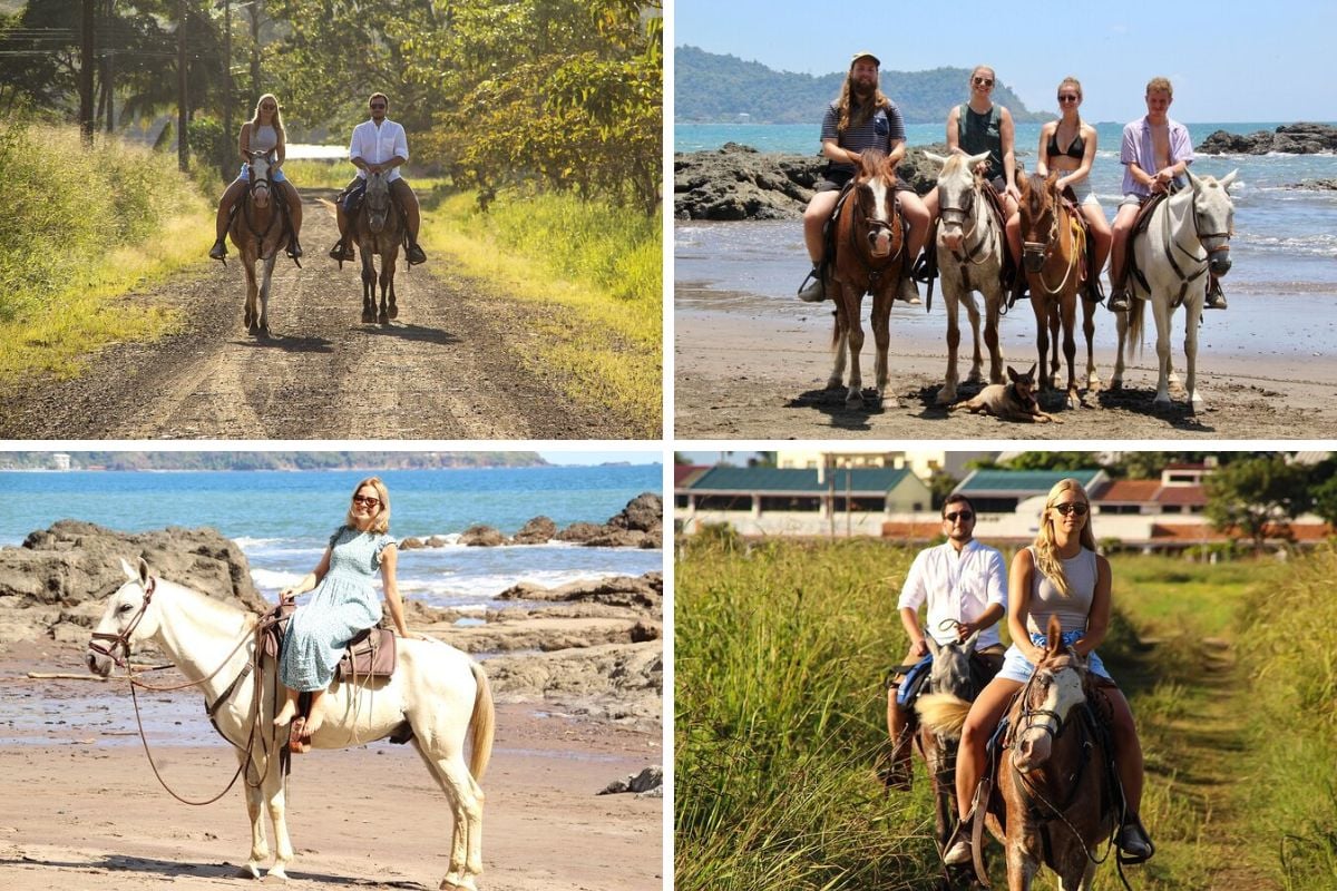 horse riding in Jaco