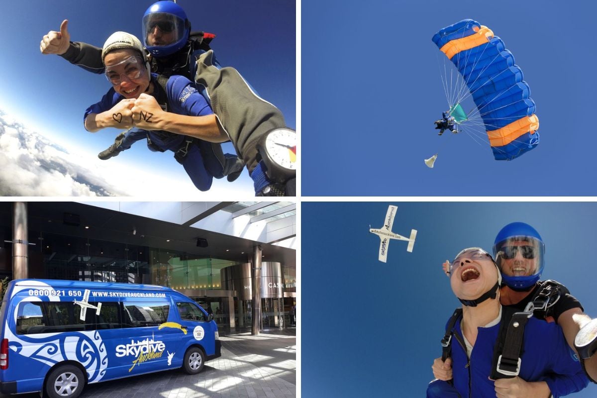 Auckland skydiving