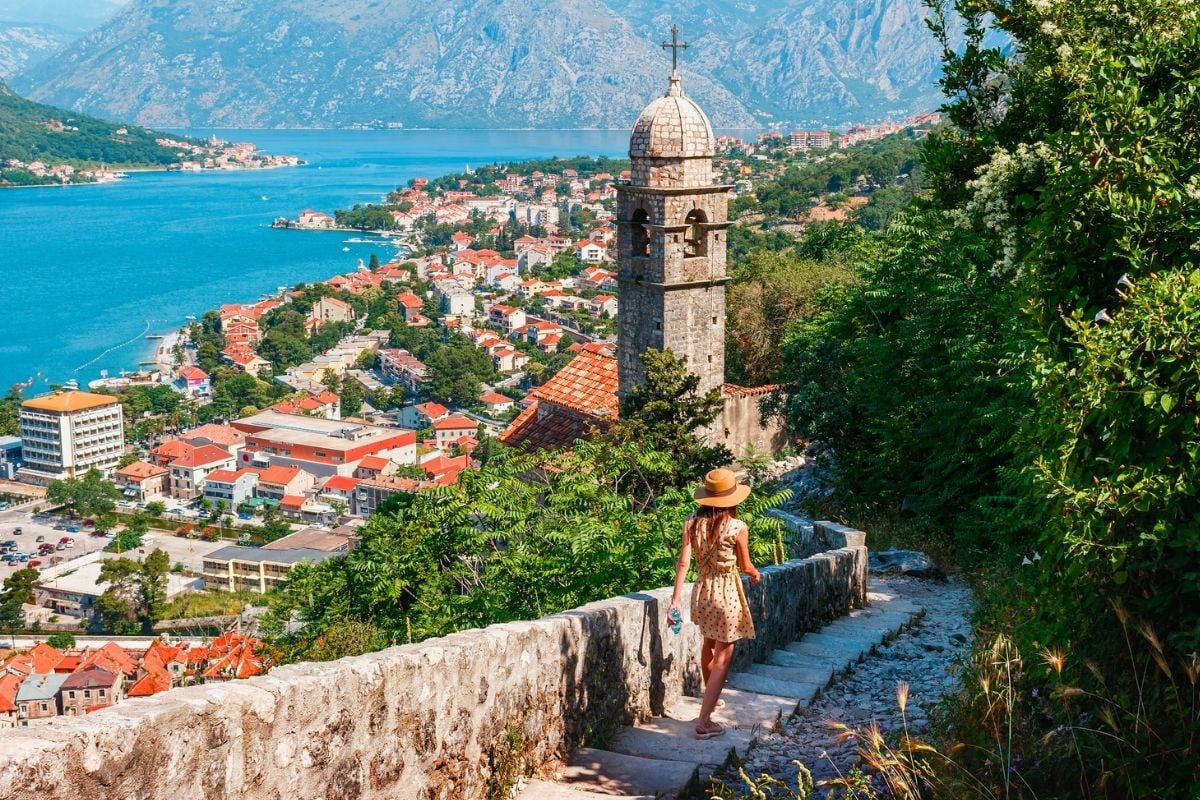 Ladder of Kotor, Montenegro