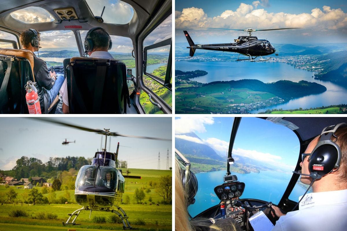 helicopter tours in Lucerne