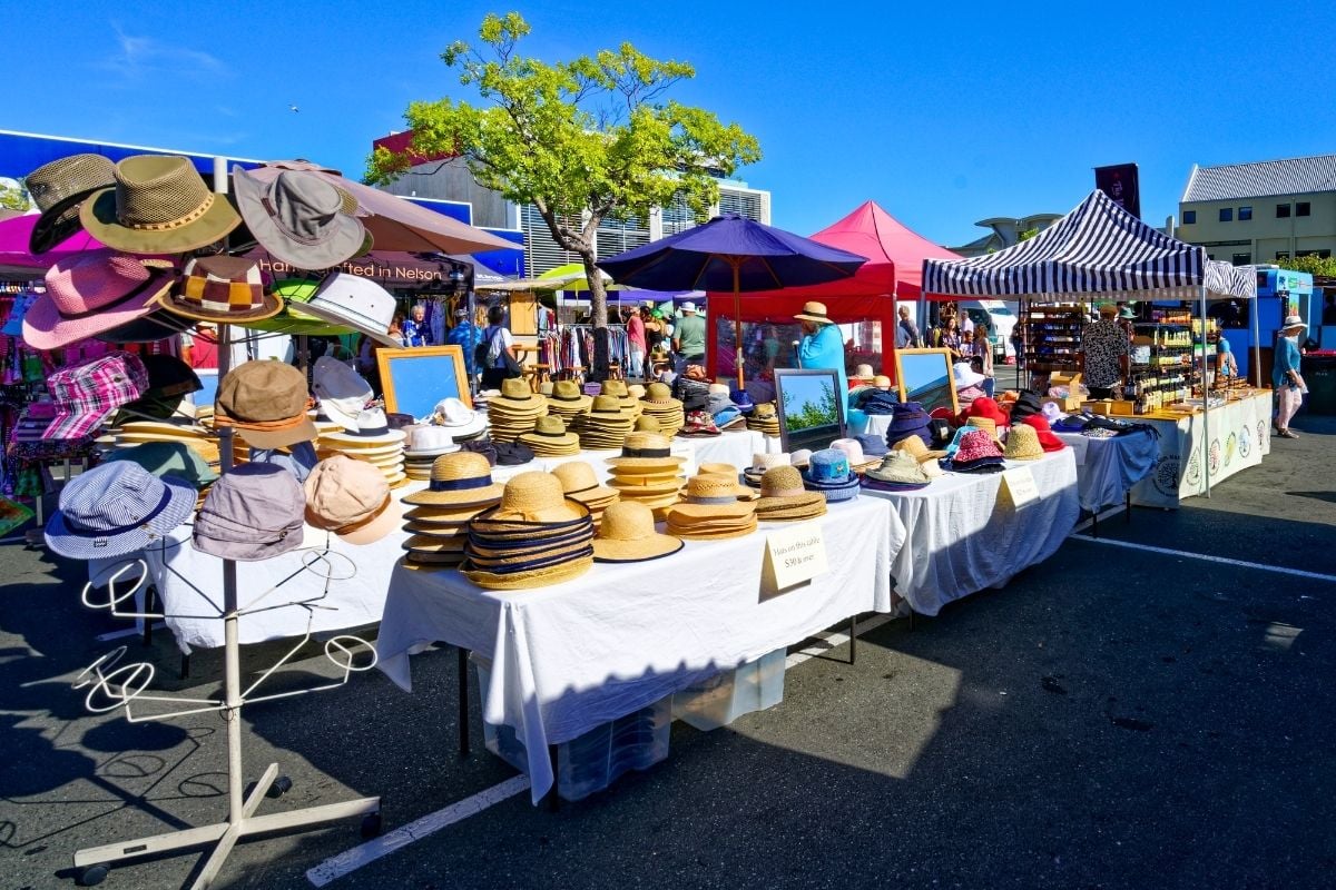 local markets in Nelson