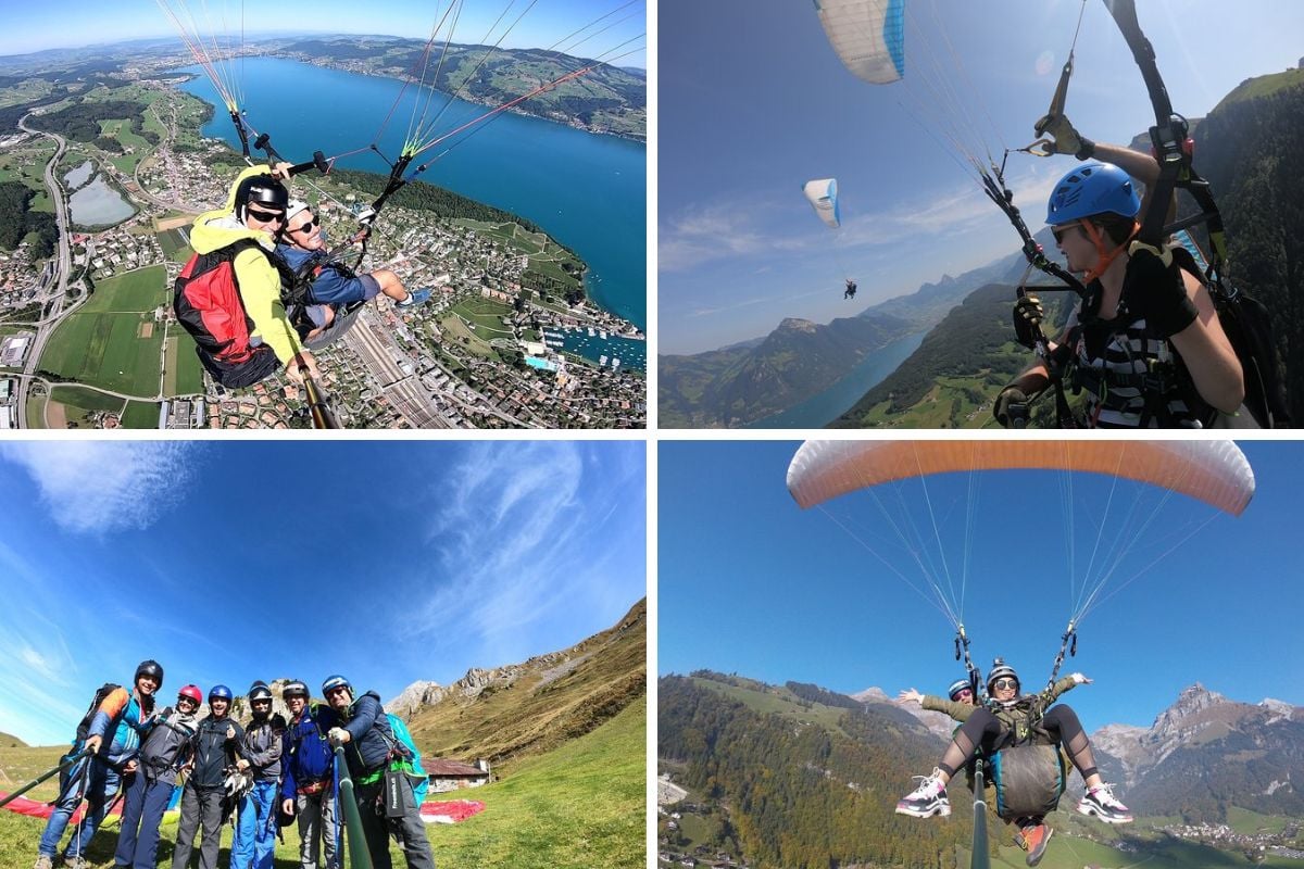 paragliding in Lucerne