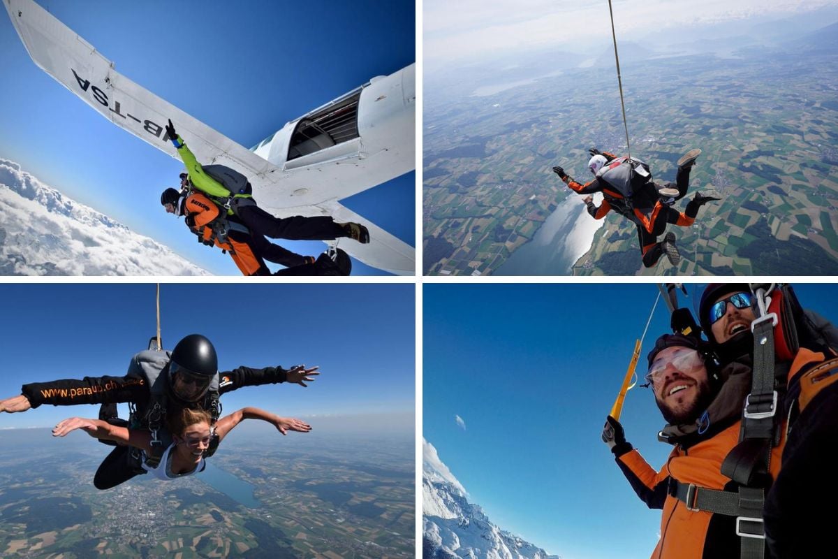 skydiving in Lucerne