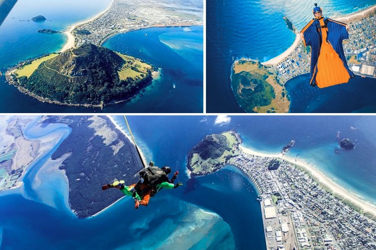 skydiving in Tauranga