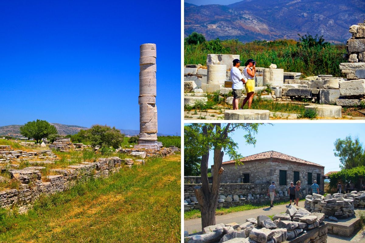 Archaeological Site at Heraion of Samos, Greece