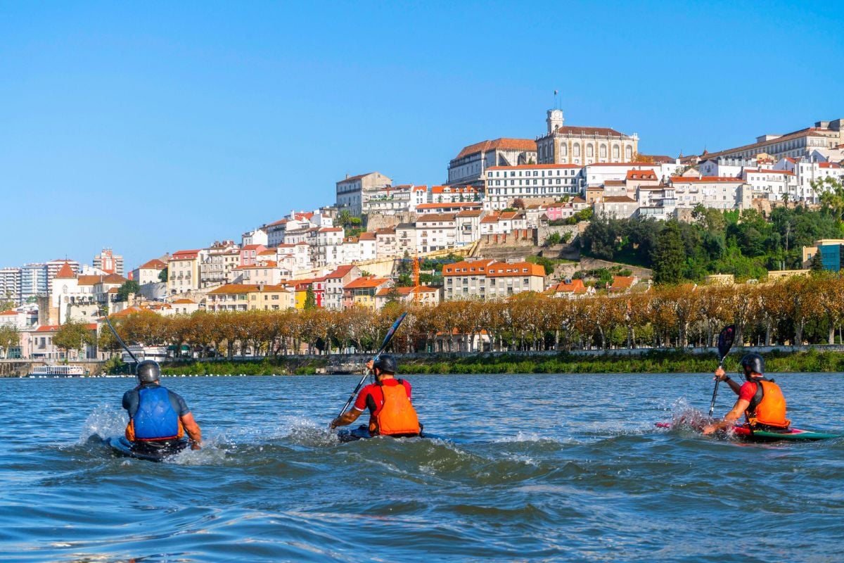 Mondego River kayaking in Coimbra