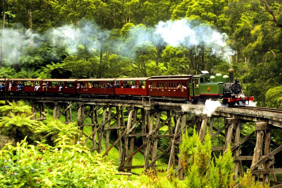 Puffing Billy Railway in Melbourne