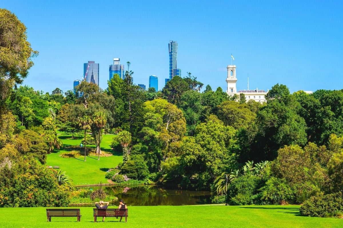 Royal Botanic Gardens Victoria in Melbourne