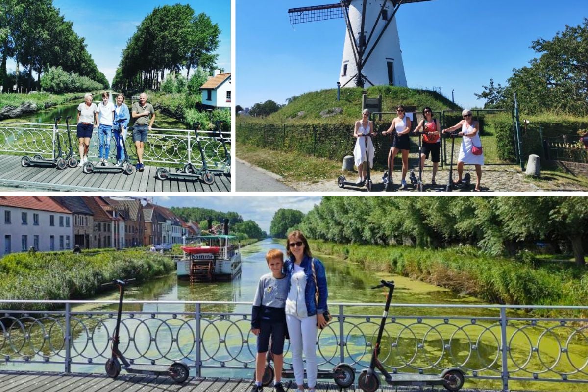 e-scooter tours from Bruges