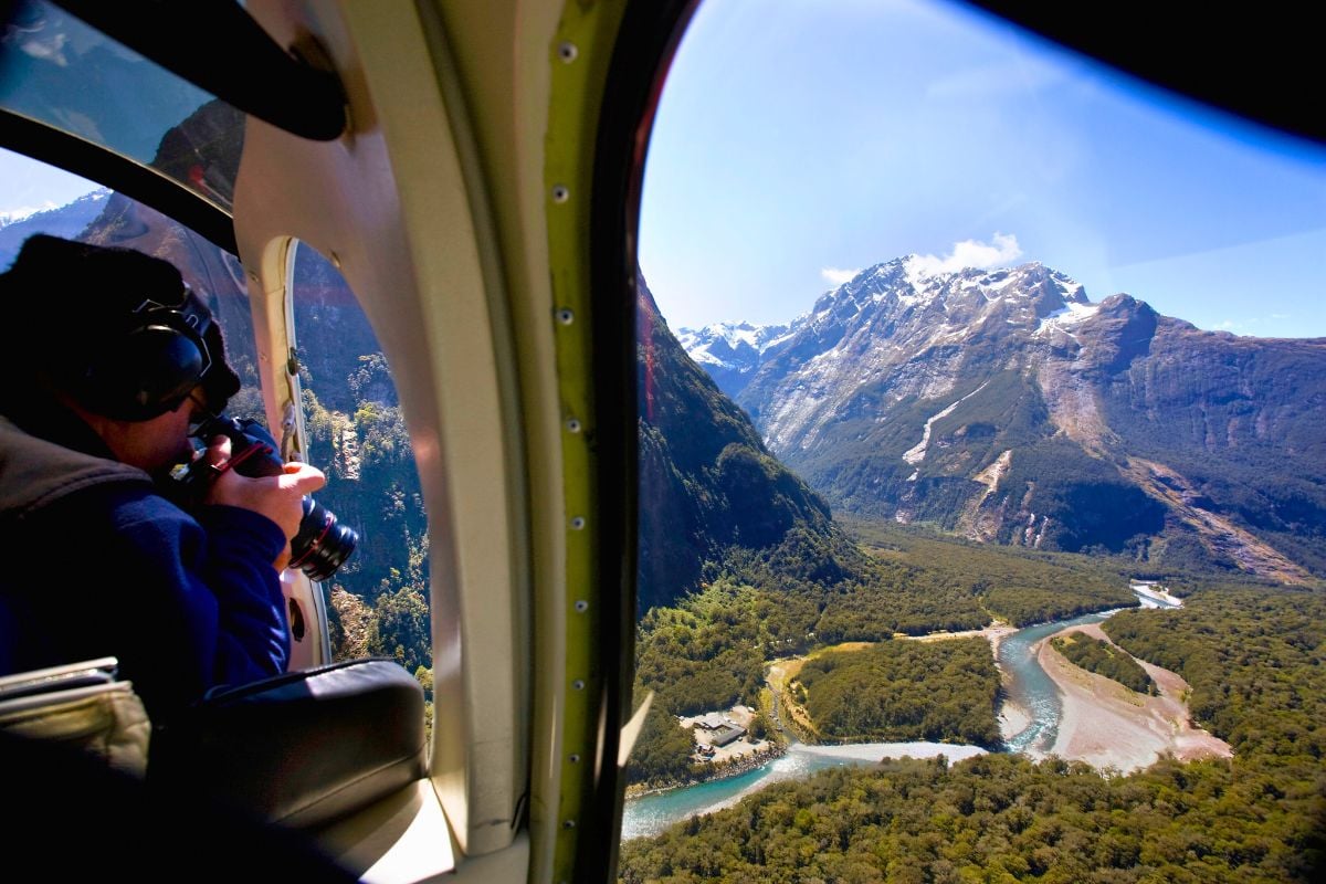 helicopter tours from Te Anau