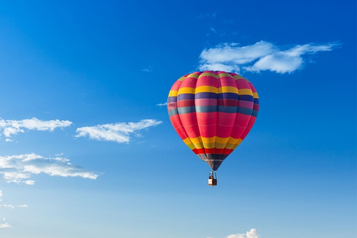 hot air ballon ride in Turin