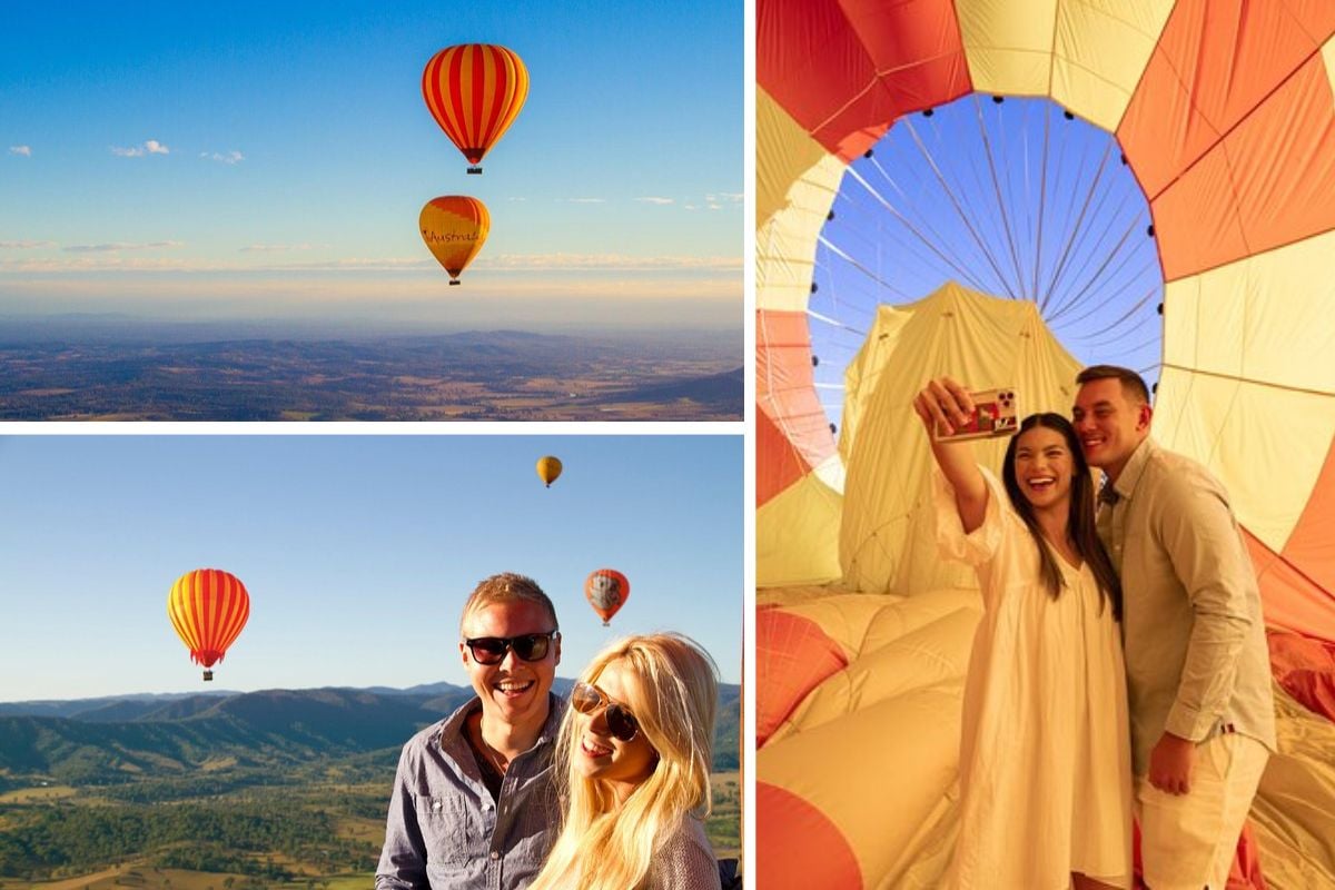 hot air balloon rides in Surfers Paradise