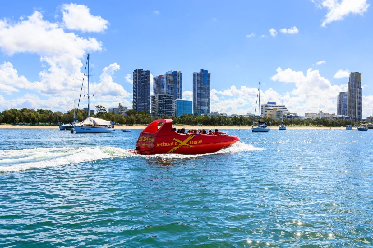 jet boat tour in Surfers Paradise
