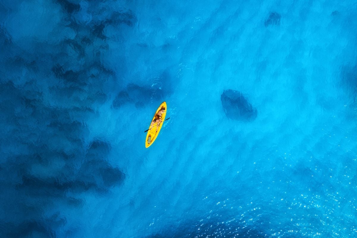 kayaking in Sardinia
