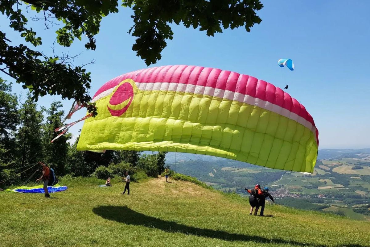 paragliding in Turin