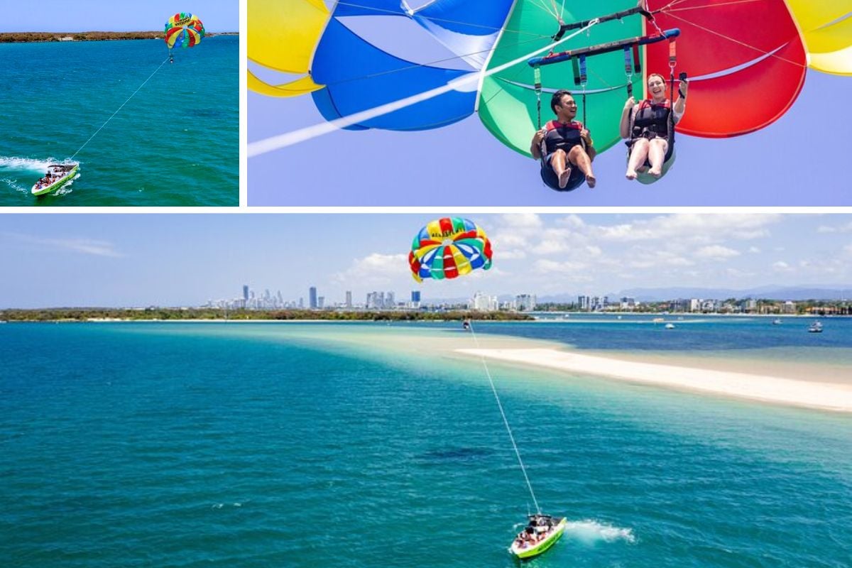 parasailing in Surfers Paradise