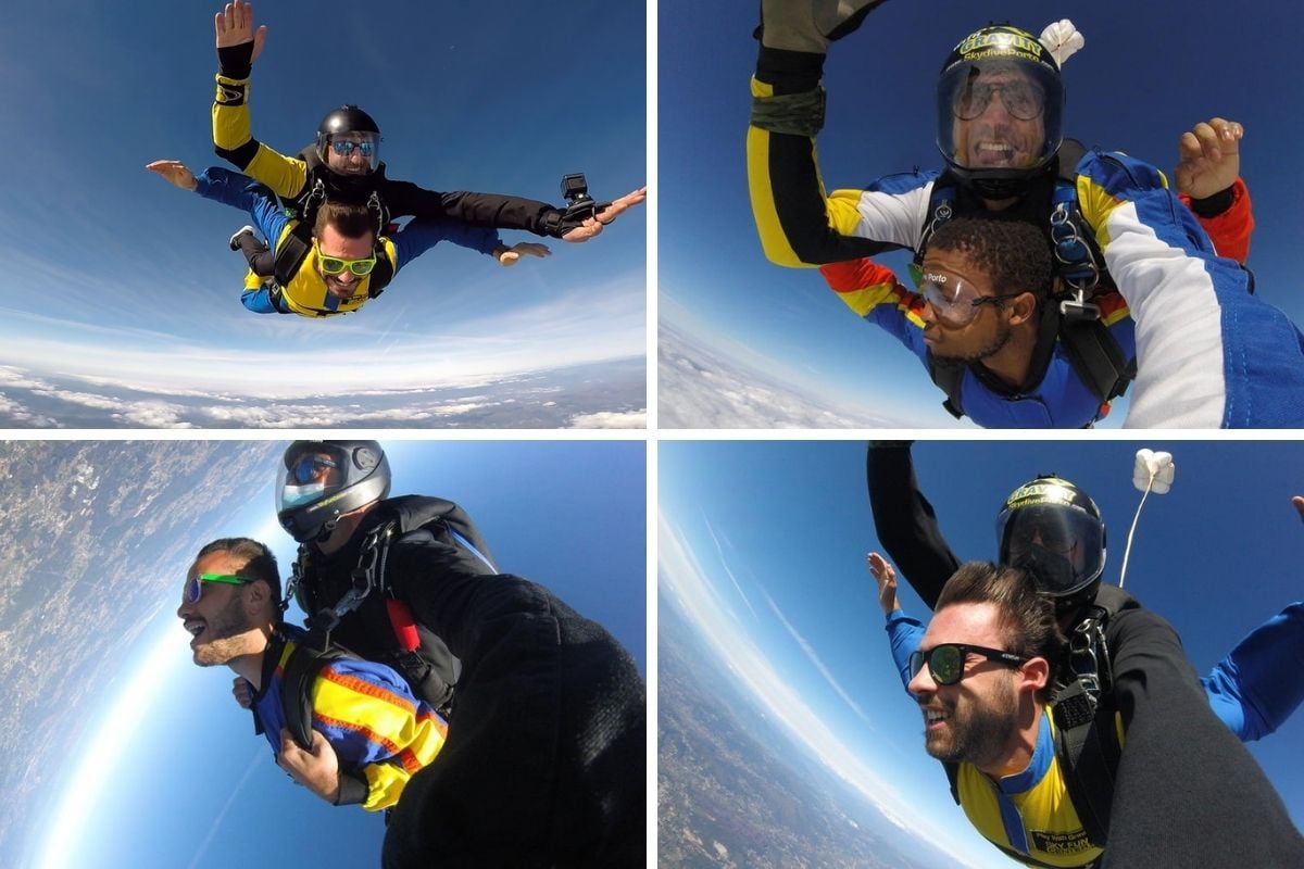 skydiving in Coimbra