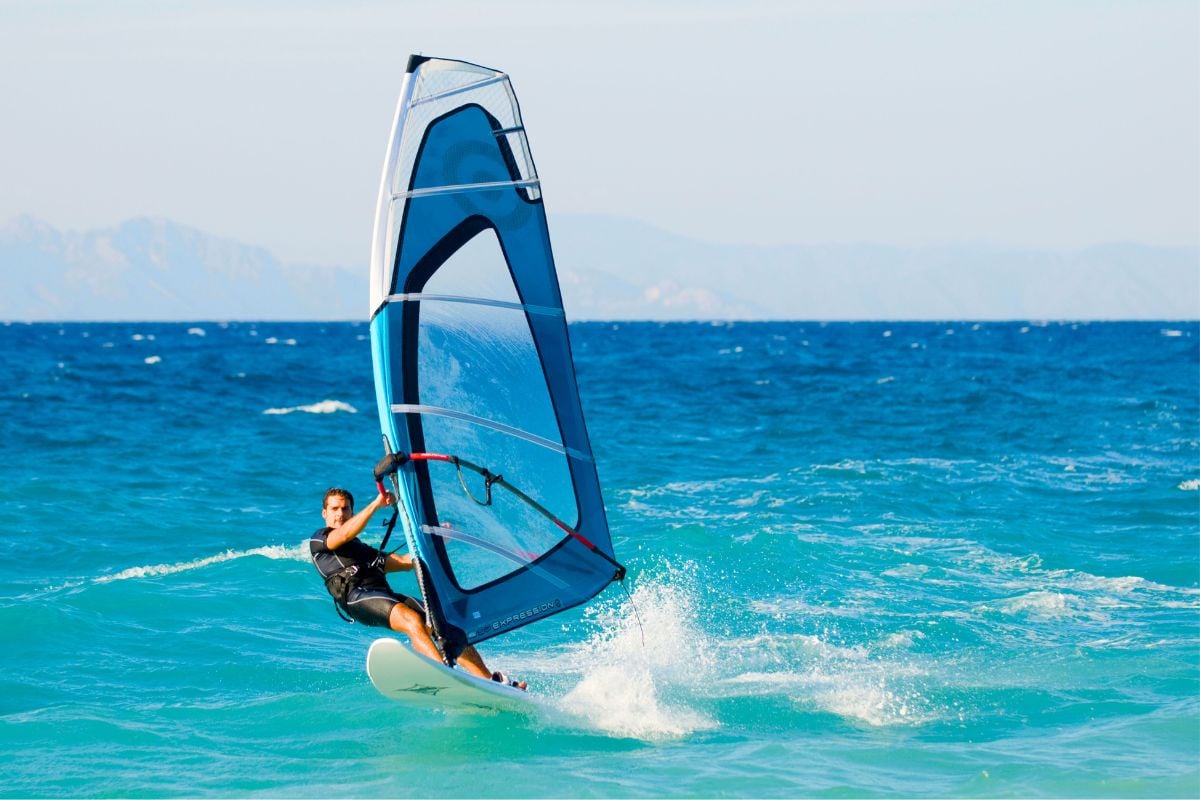 windsurf in Samos