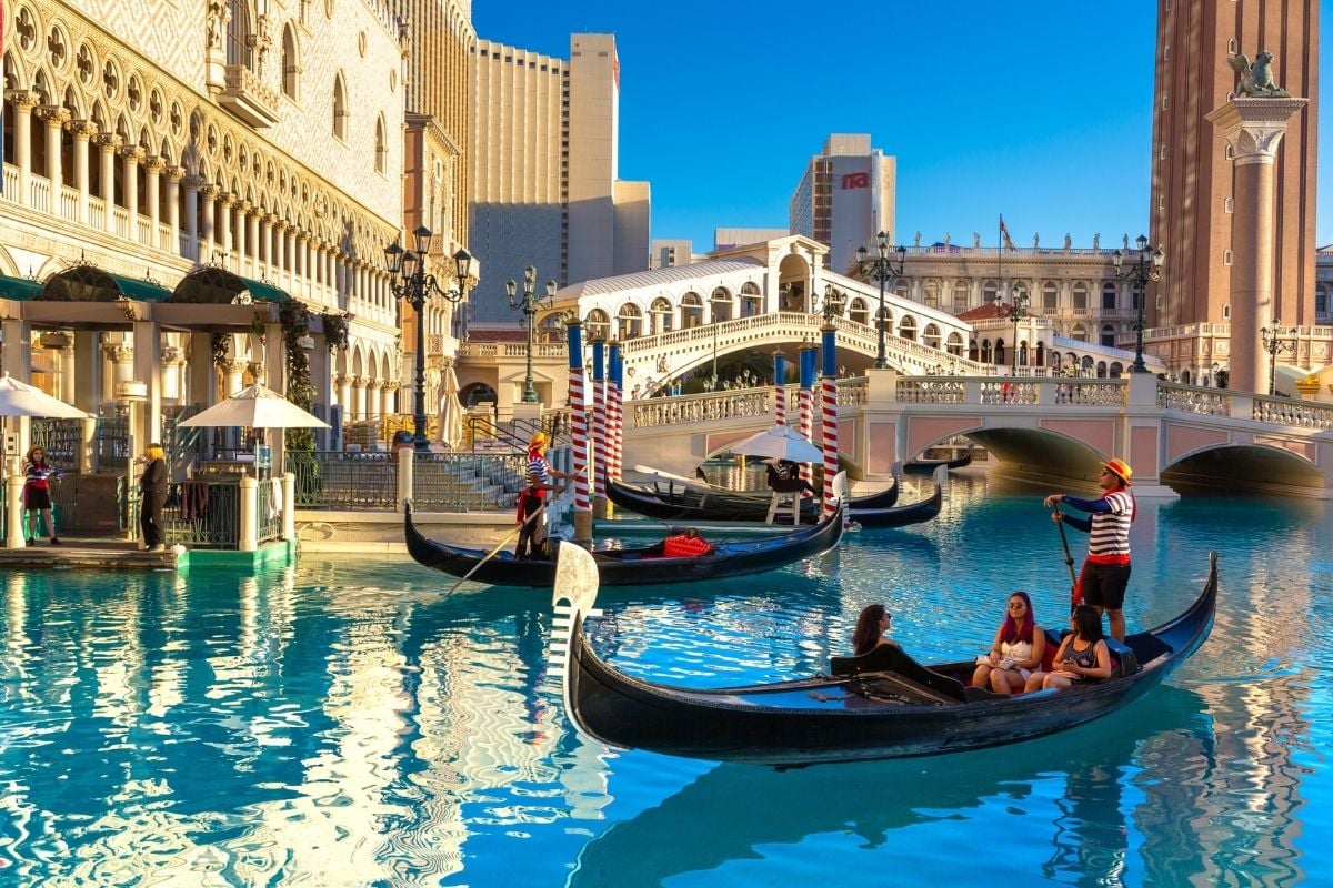 Gondola Ride at The Venetian, Las Vegas