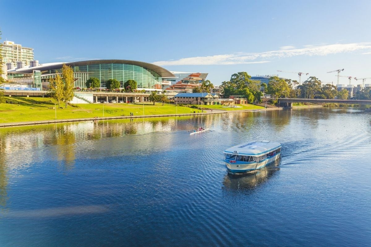 River Torrens boat tour in Adelaide