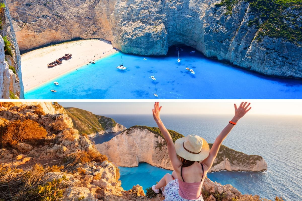 Viewpoint of Shipwreck Beach, Zakynthos