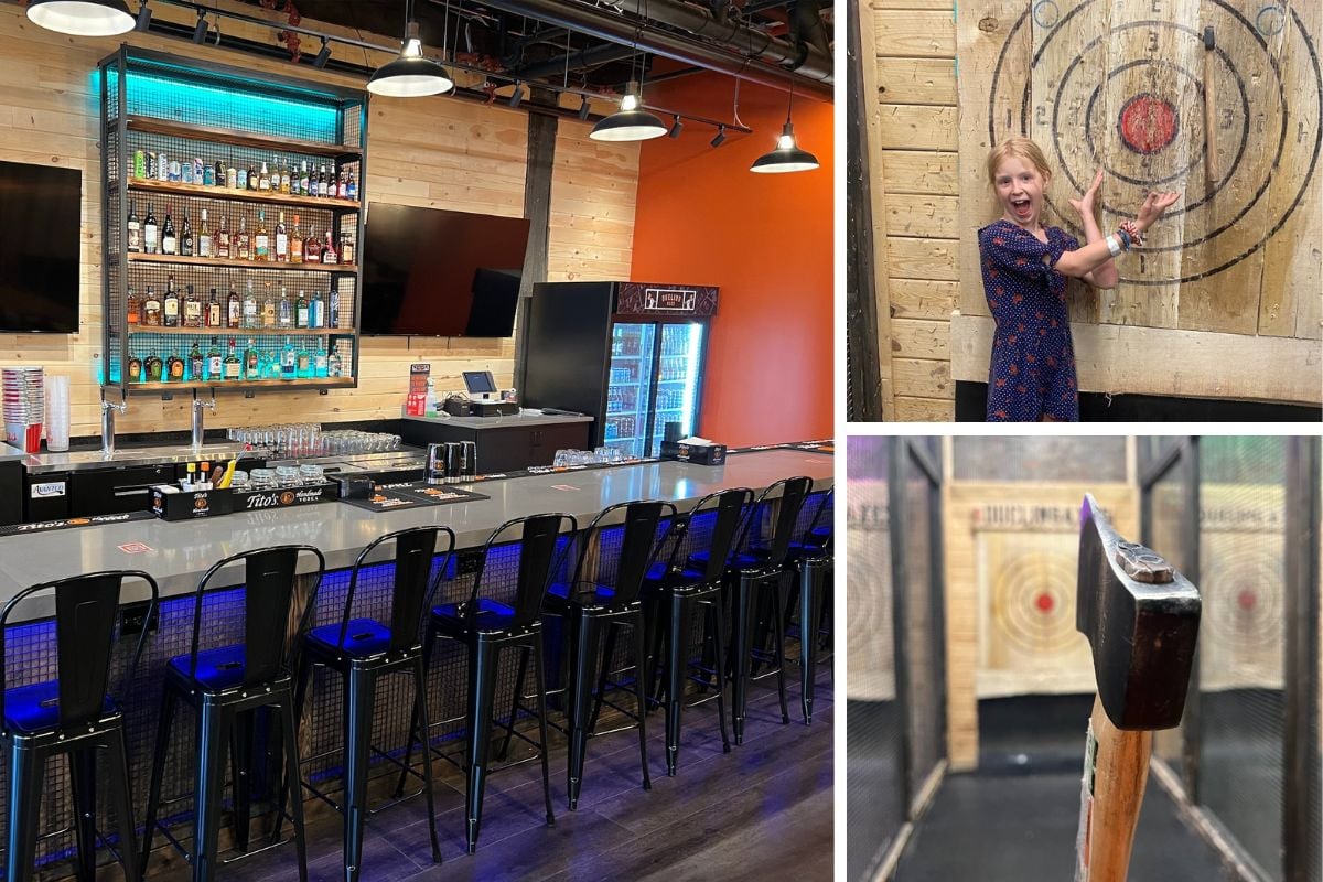 axe throwing venues in Las Vegas