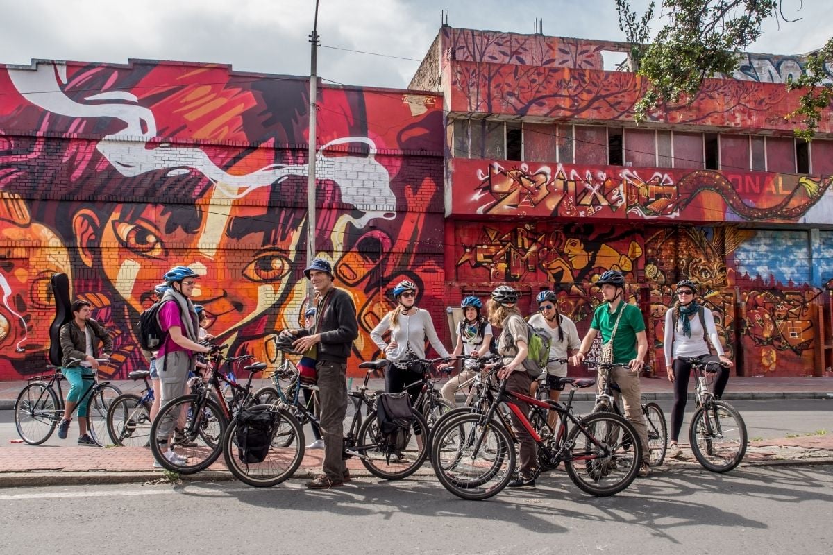 bike city tour in Bogota