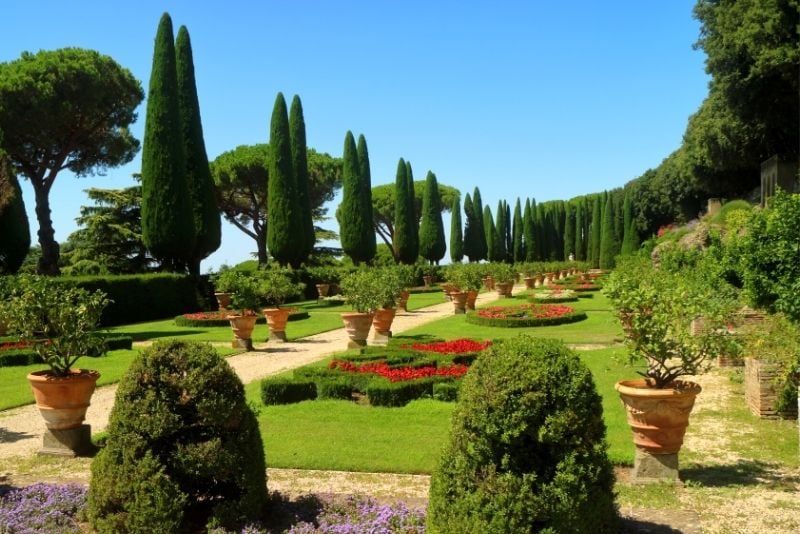 billets pour les jardins des villas pontificales